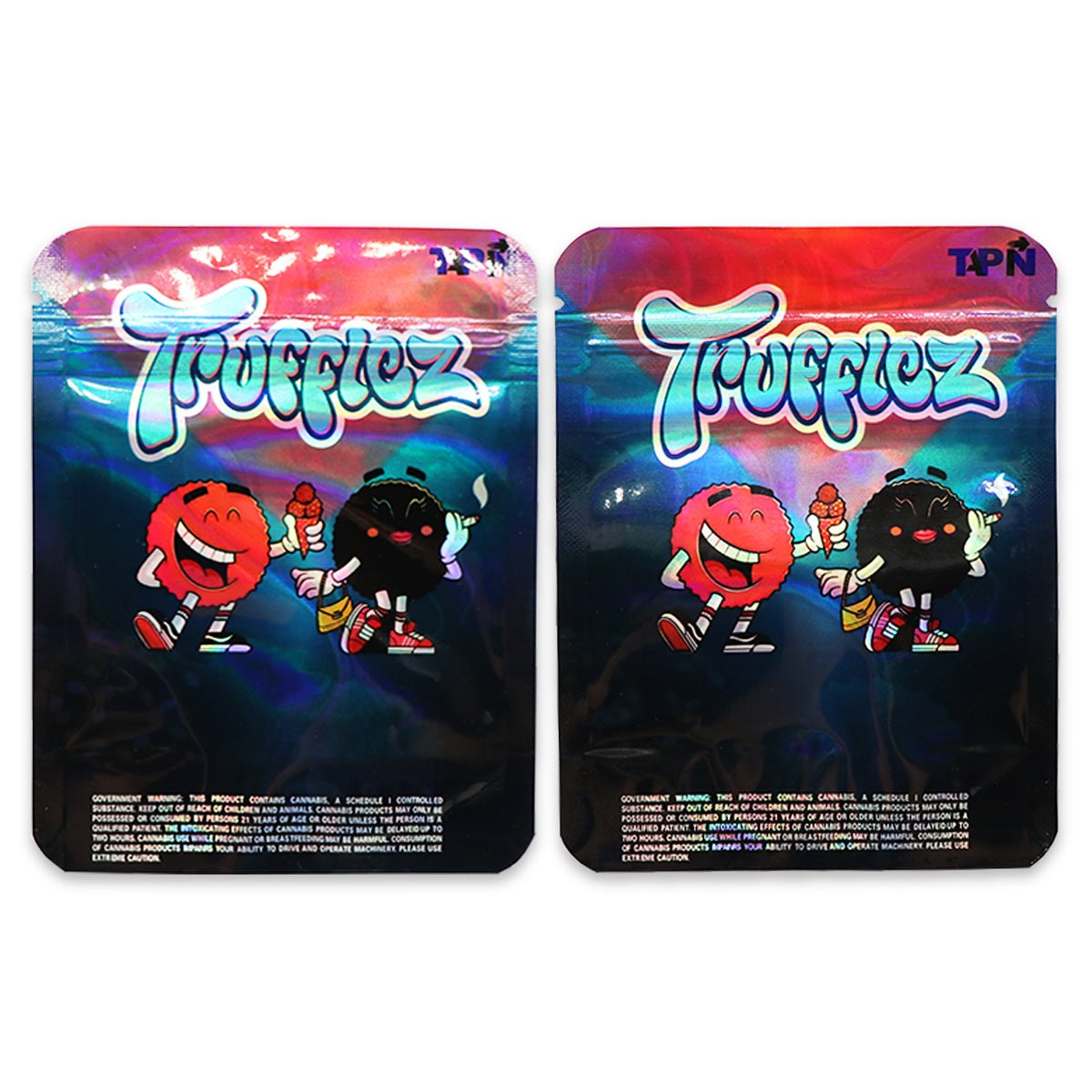 TRUFFLEZ Holographic Mylar Bags 3.5 Grams