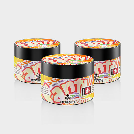 Fant Ar Zone 1G PET Jars - Labelled