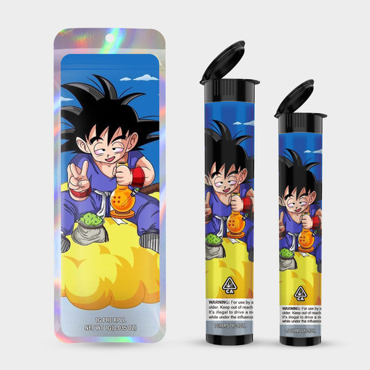 Wukong 1g 0.5g Labeled Pre-Roll Tubes with Bag