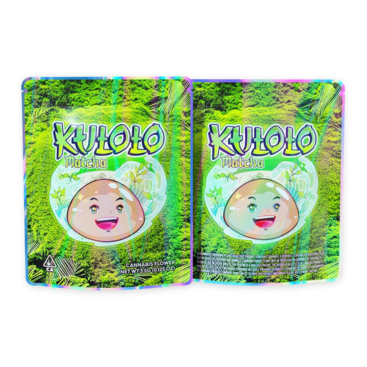 Kutoto Matcha Mylar Bags 3.5 Grams