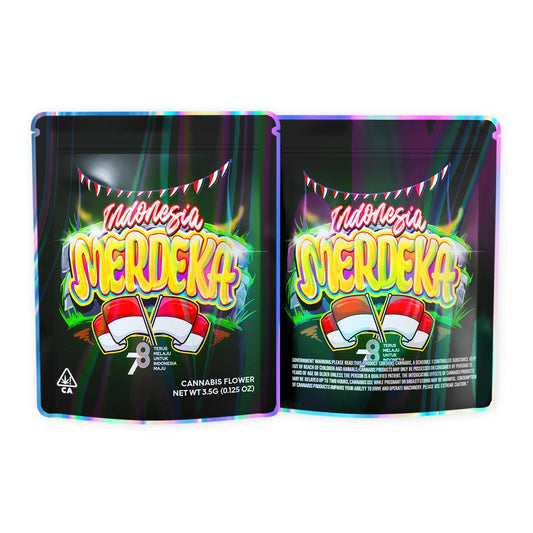Indonesia Merdeka Mylar Bags 3.5G