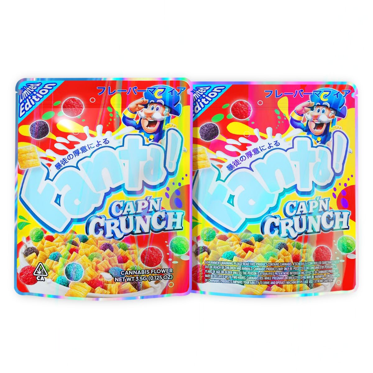 Fanta Cap'n Crunch Mylar Bags 3.5 Grams