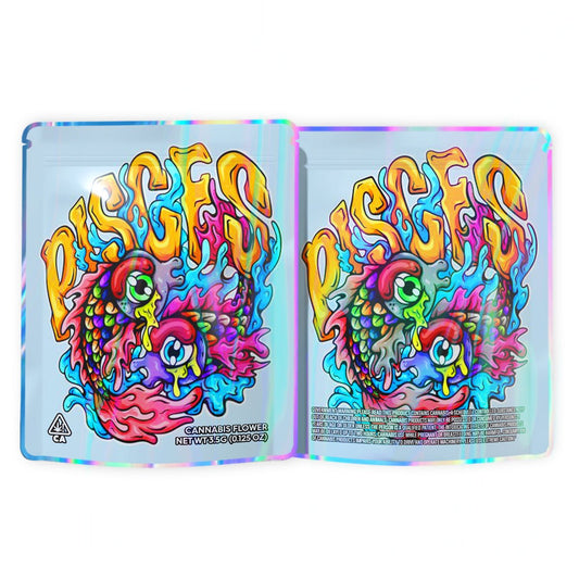 Pisces 3.5G Mylar Bags