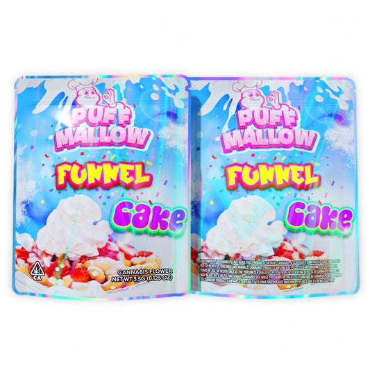 Puff Mallow Funnel Cake Mylar Bags 3.5 Grams