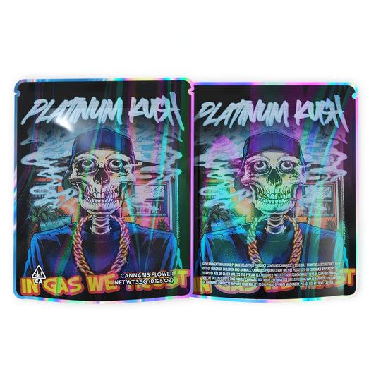 Platinum Kush Mylar Bags 3.5 Grams