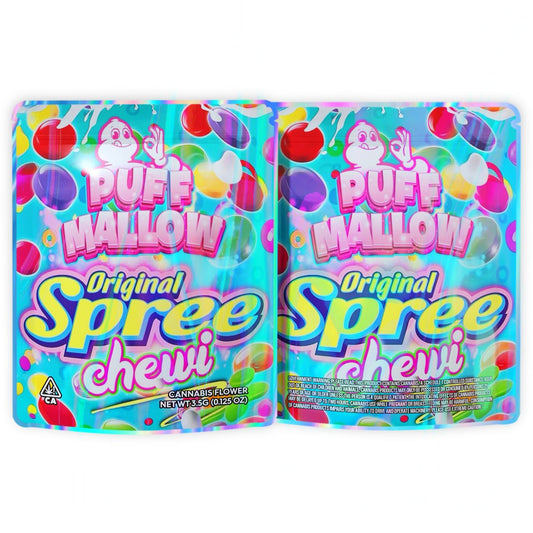 Puff Mallow Original Spree Chewy Mylar Bags 3.5 Grams