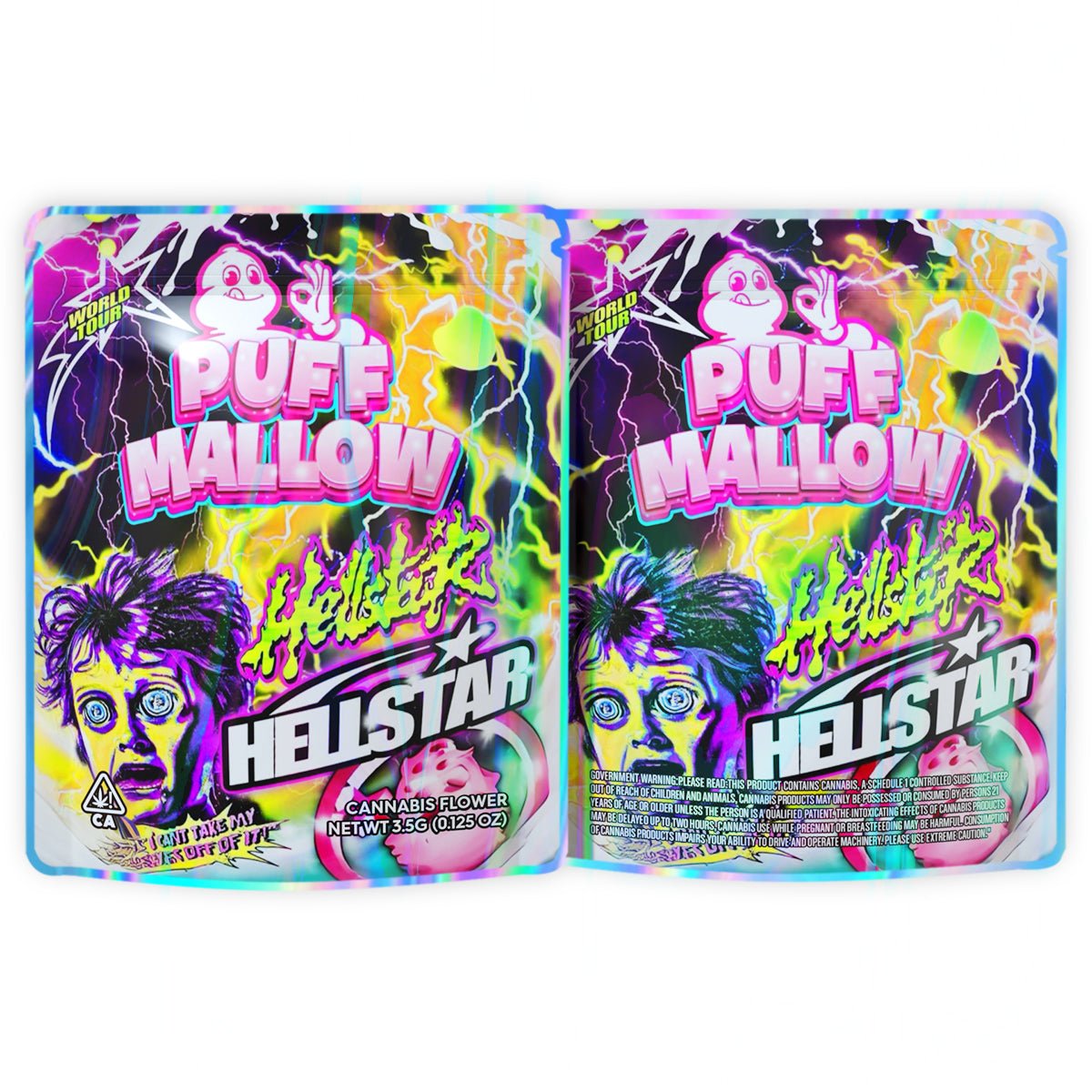 Puff Mallow Hellstar Hellstar Mylar Bags 3.5 Grams
