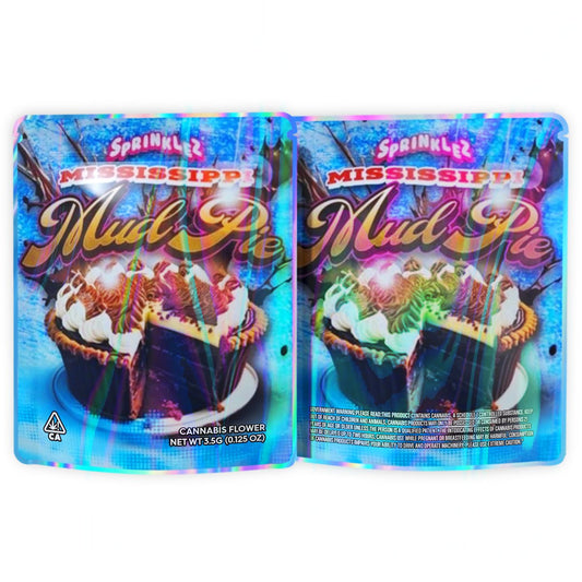Sprinklez Mississippi Mucl Pie Mylar Bags 3.5 Grams