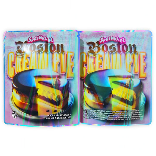 Sprinklez Boston Cream Pie Mylar Bags 3.5 Grams