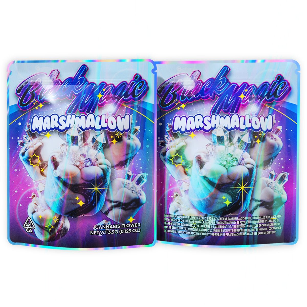 Black Magic Marshmallow 3.5G Mylar Bags