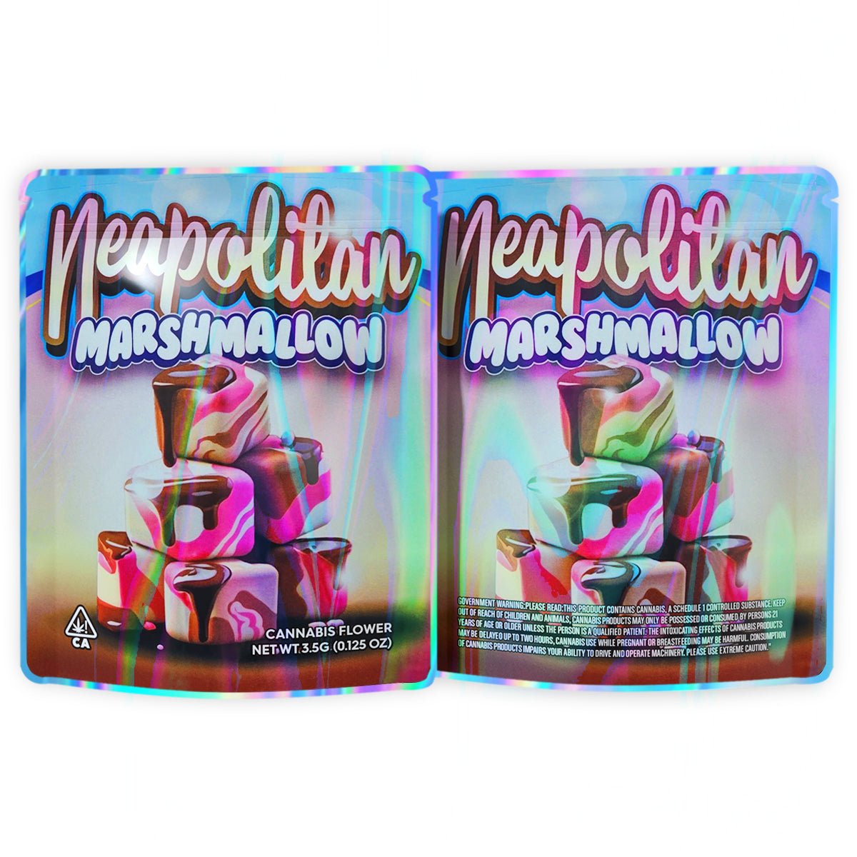 Neapolitan Marshmallow 3.5G Mylar Bags