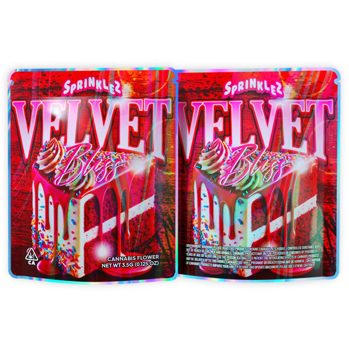 Sprinklez Velvet Bliss 3.5G Mylar Bags