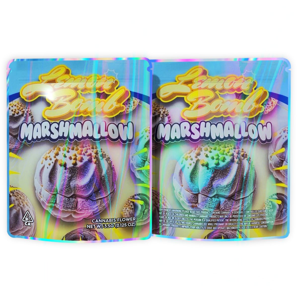 Lemon Balm Marshmallow 3.5G Mylar Bags