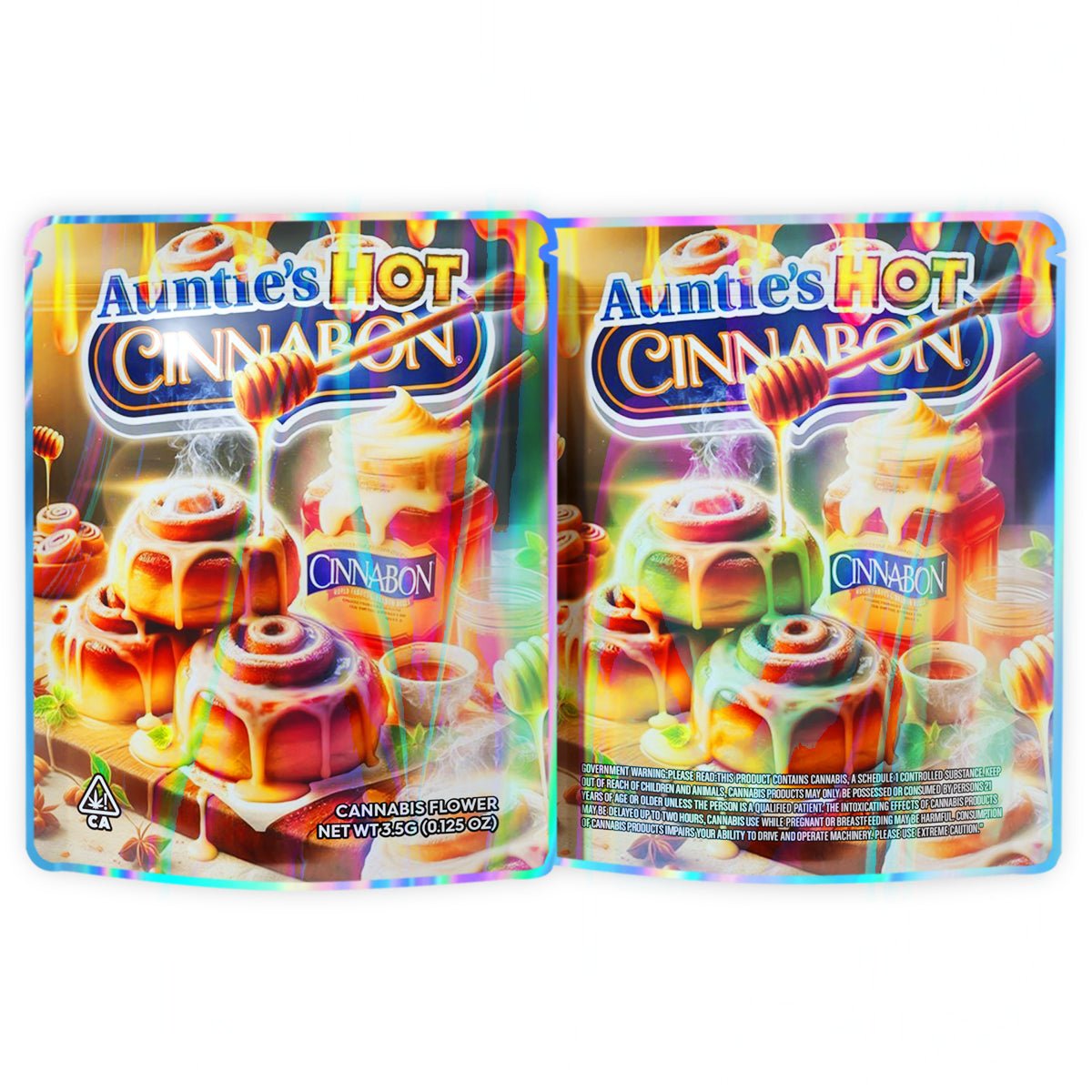 Aunties Hot 3.5G Mylar Bags