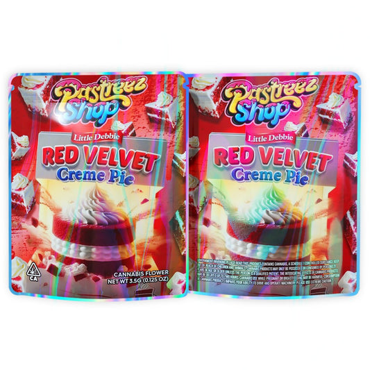 Red Velvet Creme Pie 3.5G Mylar Bags