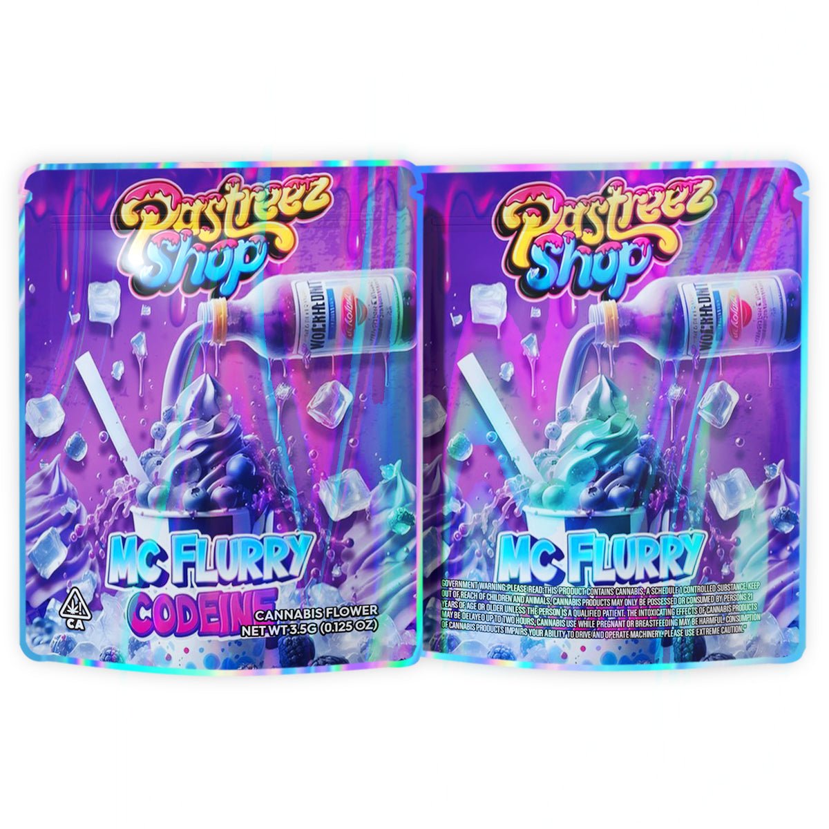 Mcflurry Codeine 3.5G Mylar Bags