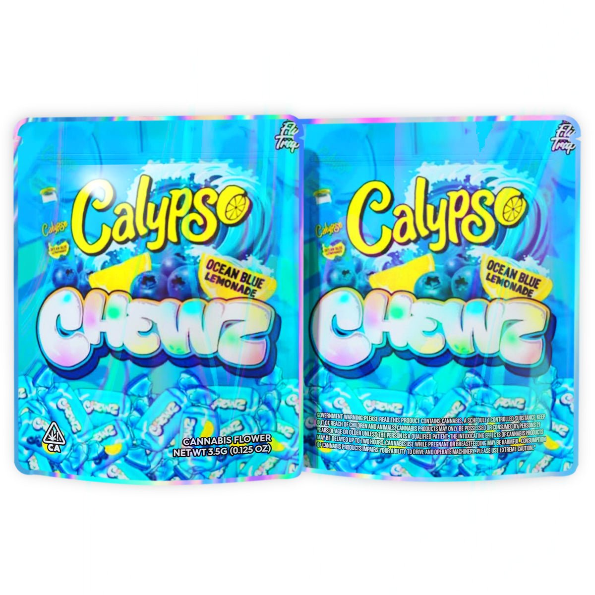 Calypso Chewz 3.5G Mylar Bags