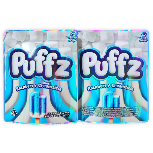 Puffz Raspberry Creamsicle 3.5G Mylar Bags