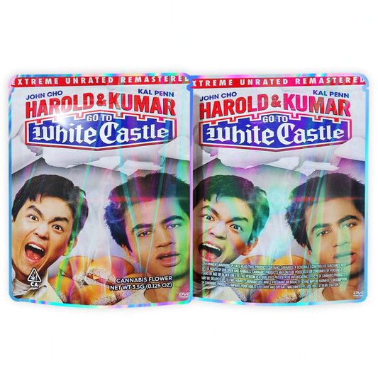 Harold Kumar White Castle 3.5G Mylar Bags