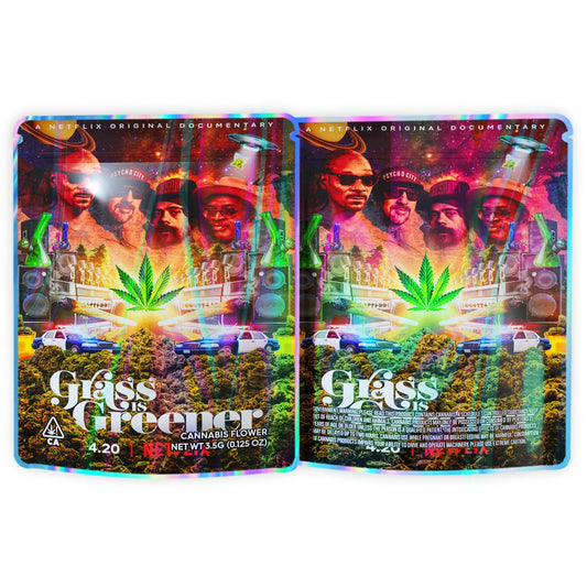 Grass Greener 3.5G Mylar Bags