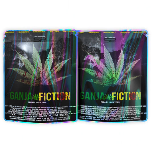Ganja Fiction 3.5G Mylar Bags