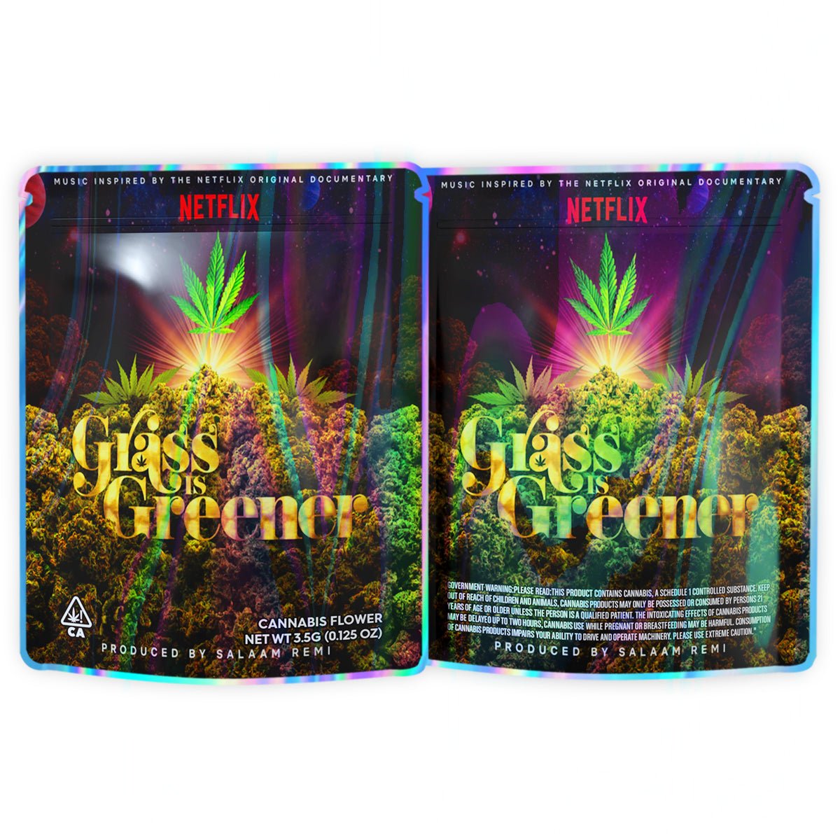 Grass Greener 3.5G Mylar Bags