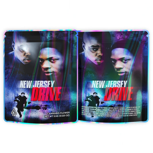 New Jersey Drive 3.5G Mylar Bags