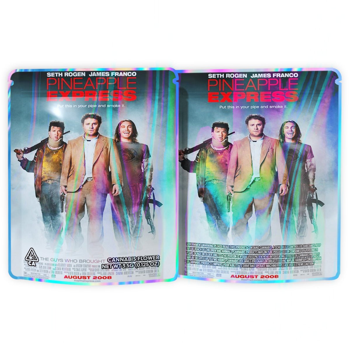 Pineapple Express 3.5G Mylar Bags