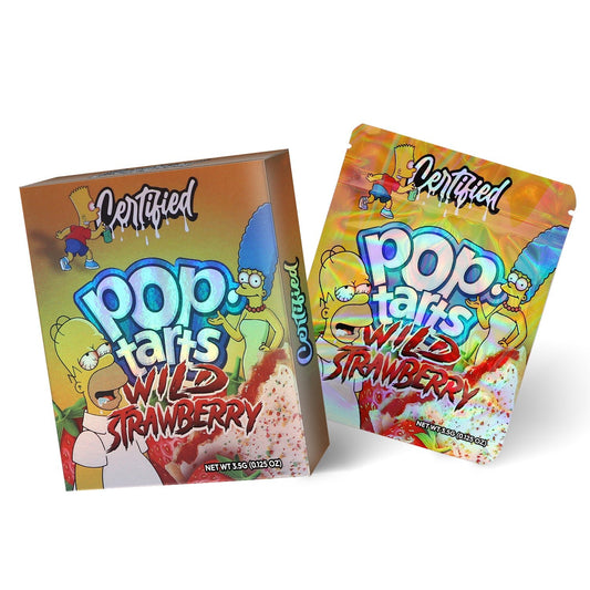 Certified Wild Strawberry 3.5G Mylar Bag With Box