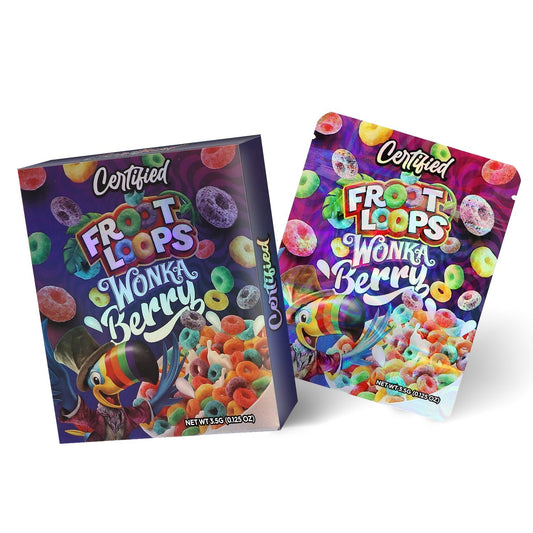 Certified Wonka Berry 3.5G Mylar Bag With Box