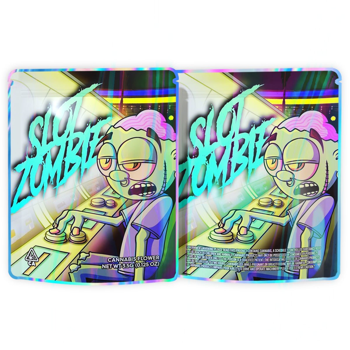 Slot Zombie 3.5G Mylar Bags
