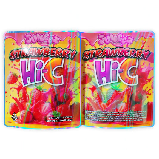 Strawberry HI-C 3.5G Mylar Bags