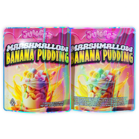 Marshmallow Banana Pudding 3.5G Mylar Bags