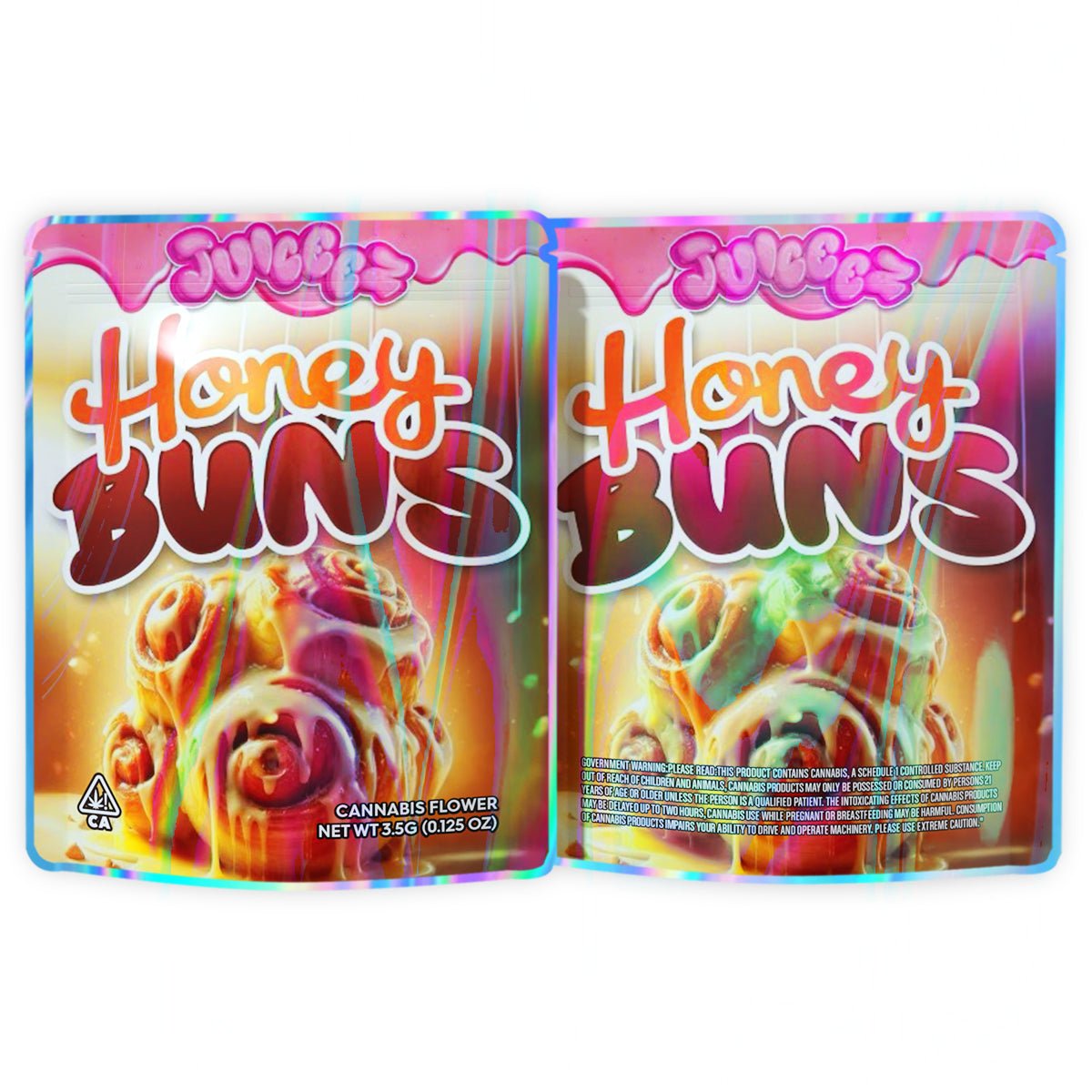 Honey Buns 3.5G Mylar Bags
