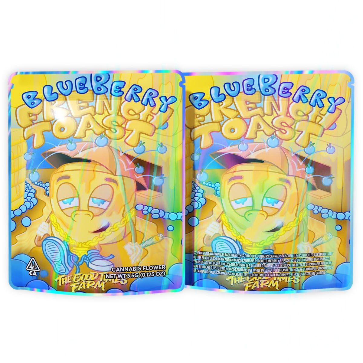 Blueberry French Toast 3.5G Mylar Bags