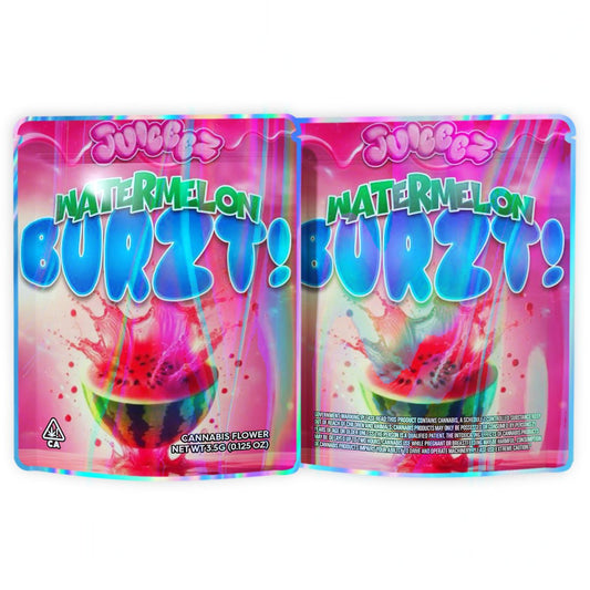 Watermelon Burzt Mylar Bags 3.5G