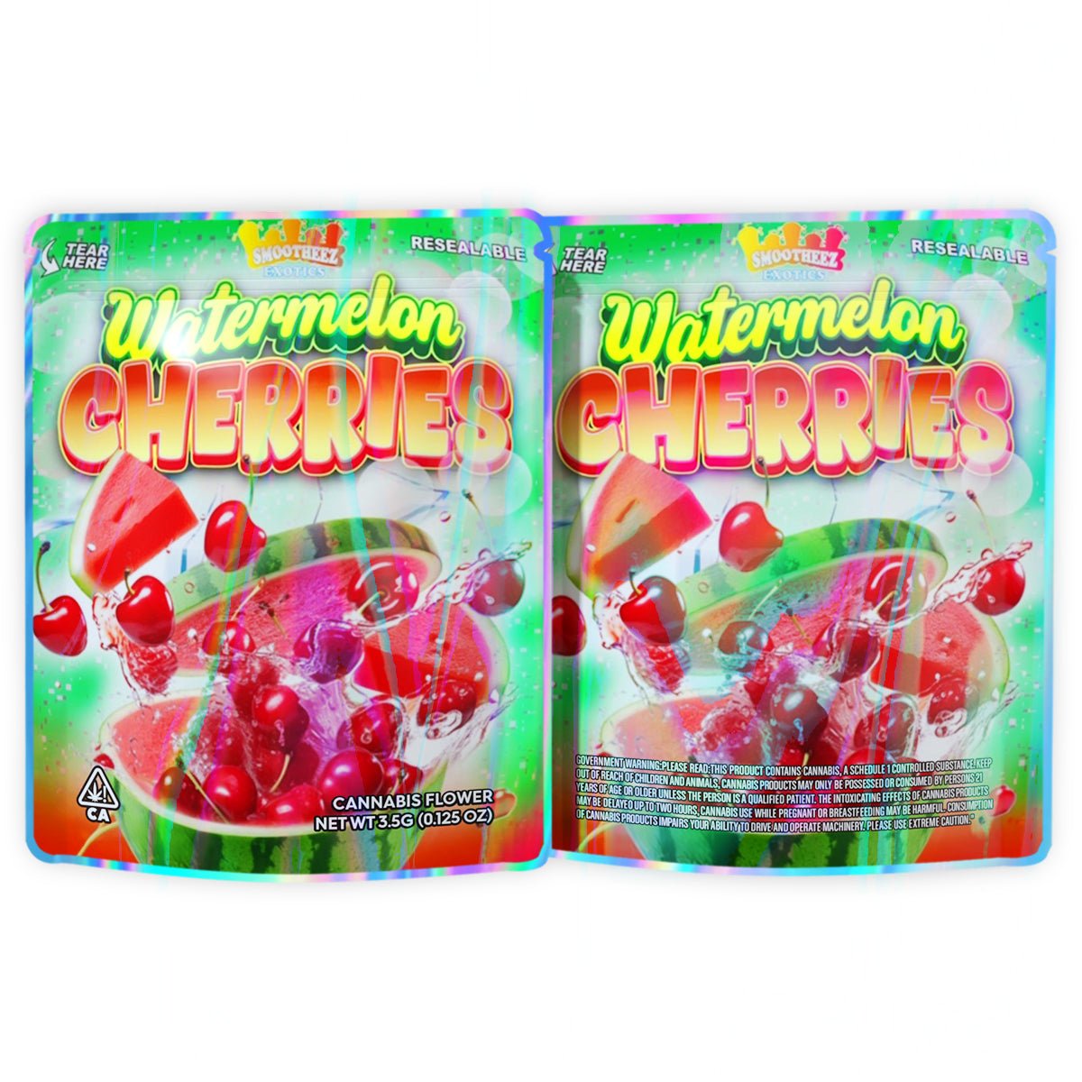Watermelon Cherrles 3.5G Mylar Bags