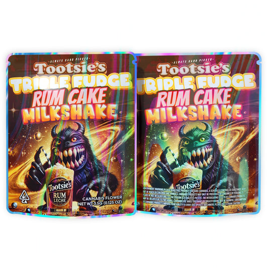 Triple Fudge Rum Cake Milkshake 3.5G Mylar Bags