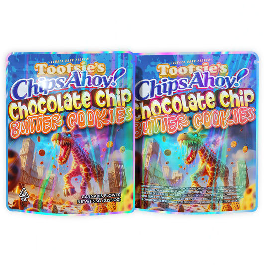 Chocolate Chip Butter Cookies 3.5G Mylar Bags