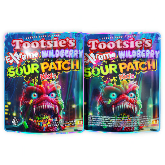 Extreme Wildberry 3.5G Mylar Bags