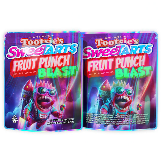 Sweetarts Fruit Punch Blast 3.5G Mylar Bags