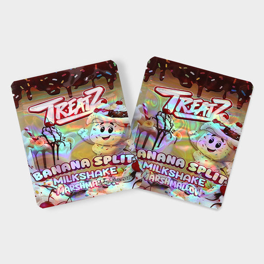 Banana Split Milkshake Marshmallow 3.5G Mylar Bags