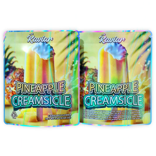 Pineapple Creamsicle 3.5G Mylar Bags