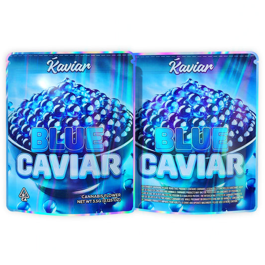Blue Caviar 3.5G Mylar Bags