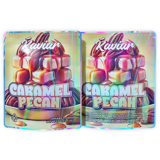 Caramel Pecan 3.5G Mylar Bags