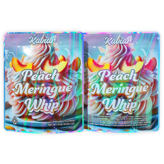 Peach Meringue Whip 3.5G Mylar Bags