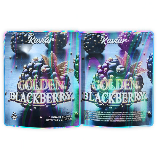 Golden Blackberry 3.5G Mylar Bags