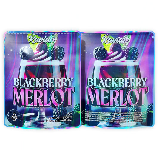 Blackberry Merlot 3.5G Mylar Bags