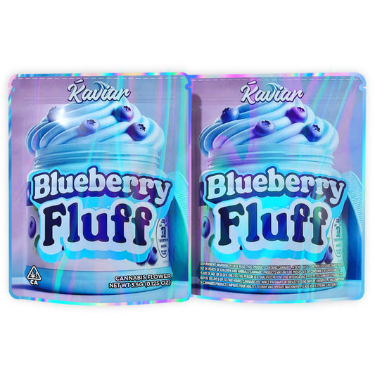 Blueberry Fluff 3.5G Mylar Bags