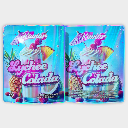 Lychee Colada 3.5G Mylar Bags